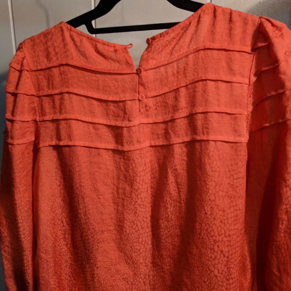 Rust colored blouse - Picture 3 of 5